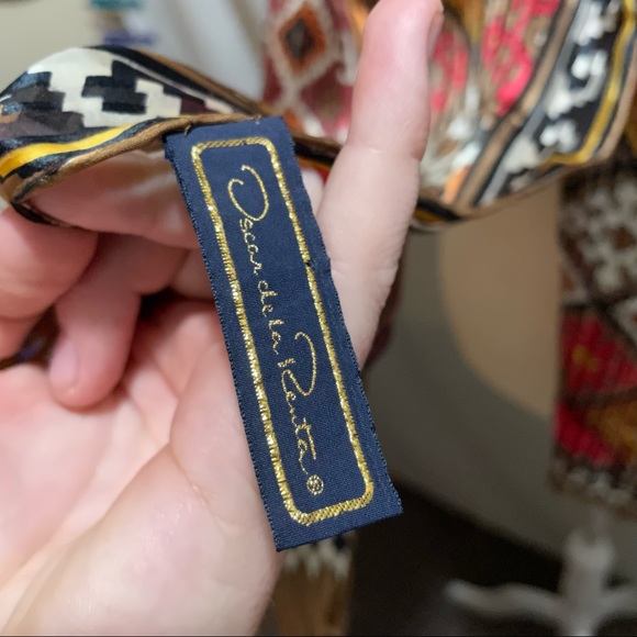 Oscar de la Renta silk scarf - Picture 3 of 3
